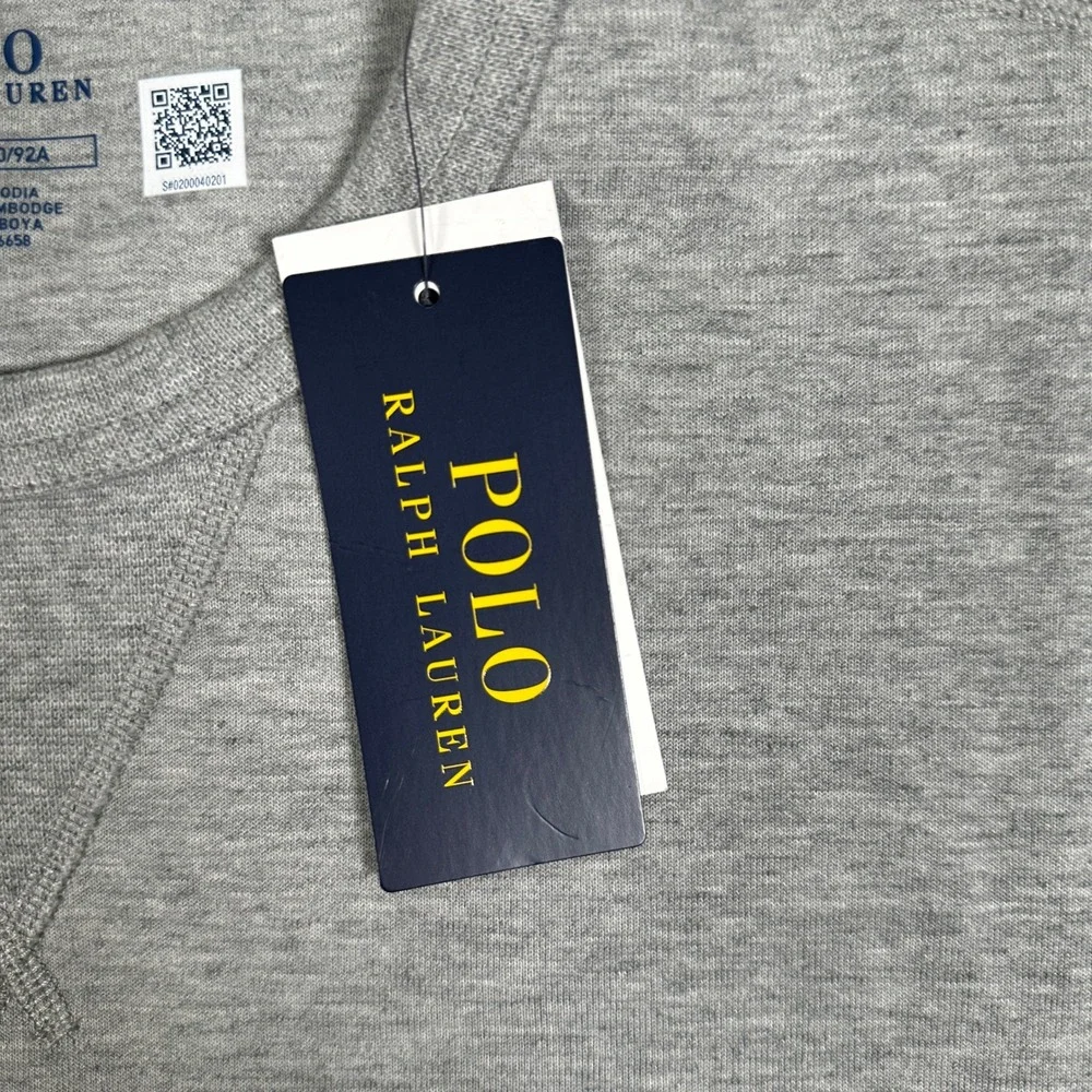 NWT Polo Ralph Lauren Polo Bear Sweatshirt Grey Off-Road Vehicle Men's Size M